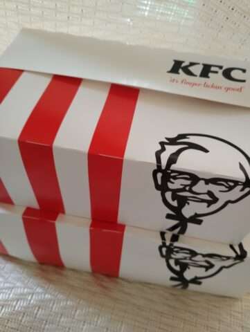 久しぶりのKFCの画像